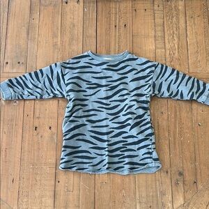 Stella McCartney gray tiger stripe tunic dress